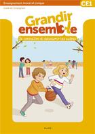 Couverture du livre « Grandir ensemble - manuel enseignant ce1 » de De Marcellus Vollmer aux éditions Mame