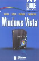 Couverture du livre « Windows vista » de Thierry Mille aux éditions Micro Application