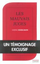 Couverture du livre « Les Mauvais Juges » de Gabriel Cohen-Bacri aux éditions Pharos