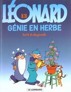 Couverture du livre « Léonard T.13 ; génie en herbe » de Bob De Groot et Turk aux éditions Lombard