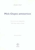 Couverture du livre « Mek-ouyes amoureux » de Jacques Jouet aux éditions P.o.l