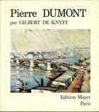 Couverture du livre « Pierre dumont » de De Kniff. G./ aux éditions Van Wilder