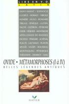 Couverture du livre « Les Metamorphoses » de Ovide aux éditions Hatier