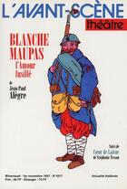 Couverture du livre « Blanche maupas, l'amour fusille » de Alegre/Tesson aux éditions Avant-scene Theatre