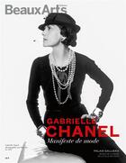 Couverture du livre « Gabrielle Chanel, manifeste de mode » de  aux éditions Beaux Arts Editions