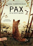 Couverture du livre « Pax et le petit soldat » de Jon Klassen et Sara Pennypacker aux éditions Gallimard-jeunesse