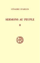 Couverture du livre « Sermons au peuple t.2 » de  aux éditions Cerf