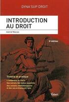 Couverture du livre « Introduction au droit (3e édition) » de Astrid Marais aux éditions Vuibert