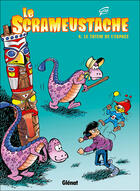 Couverture du livre « Le Scrameustache t.4 : le totem de l'espace » de Gos aux éditions Glenat
