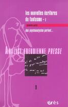 Couverture du livre « Afp 09 - nouvelles ecritures du fantasme 1 » de  aux éditions Eres