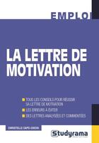 Couverture du livre « La lettre de motivation » de Christelle Capo-Chichi aux éditions Studyrama