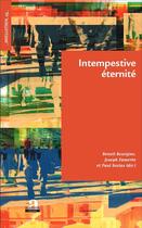 Couverture du livre « Intempestive éternité » de  aux éditions Academia