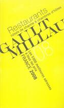 Couverture du livre « Guide Gault Millau France (édition 2008) » de Gault&Millau aux éditions Gault&millau