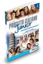Couverture du livre « Progetto italiano junior 1 libro dello studente & quaderno + cd audio + dvd » de  aux éditions Edilingua