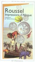 Couverture du livre « Impressions d'Afrique » de Raymond Roussel aux éditions Flammarion