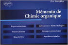 Couverture du livre « Memento de chimie organique » de Eric Stercklen aux éditions Ellipses