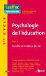 Couverture du livre « Psycho de l'education t.2 ; la famille » de Serge Netchine aux éditions Breal