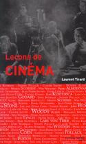 Couverture du livre « Lecons de cinema 1 » de Laurent Tirard aux éditions Nouveau Monde