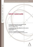 Couverture du livre « Droit judiciaire » de  aux éditions Anthemis