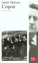 Couverture du livre « L'espoir » de Andre Malraux aux éditions Gallimard
