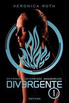 Couverture du livre « Divergente t.1 » de Veronica Roth aux éditions Nathan