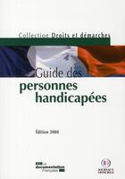 Couverture du livre « Guide des personnes handicapées » de  aux éditions Documentation Francaise