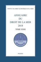 Couverture du livre « Annuaire du droit de la mer t.23 » de  aux éditions Pedone