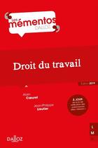 Couverture du livre « Droit du travail (édition 2019) » de Alain Coeuret aux éditions Dalloz