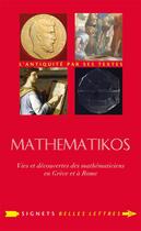 Couverture du livre « Mathematikos » de Houlou-Garcia Antoin aux éditions Belles Lettres