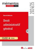 Couverture du livre « Droit administratif général : Cours intégral et synthétique + schémas » de Ramu Bellescize aux éditions Gualino