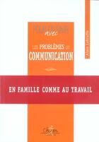 Couverture du livre « Pour en finir avec pb communication » de Labruffe aux éditions Chiron