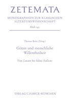 Couverture du livre « Götter und menschliche Willensfreiheit » de Thomas Baier aux éditions C.h.beck