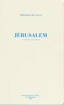 Couverture du livre « Jérusalem » de Chantal Stoman aux éditions Be Poles