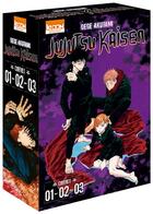 Couverture du livre « Jujutsu Kaisen : coffret Tomes 1 à 3 » de Gege Akutami aux éditions Ki-oon