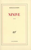Couverture du livre « Ninive » de Henri Raczymow aux éditions Gallimard
