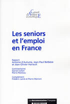 Couverture du livre « Les seniors et l'emploi en france » de  aux éditions Documentation Francaise