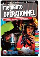 Couverture du livre « Mémento opérationnel à l'usage des sapeurs-pompiers » de  aux éditions Icone Graphic