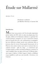 Couverture du livre « Etude sur Mallarmé » de Mario Luzi aux éditions Lettre Volee