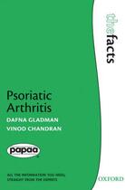 Couverture du livre « Psoriatic Arthritis » de Chandran Vinod aux éditions Oup Oxford