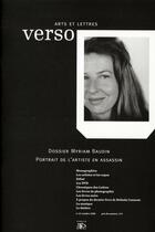 Couverture du livre « Dossier Myriam Baudin ; portrait de l'artiste en assassin » de  aux éditions Cercle D'art