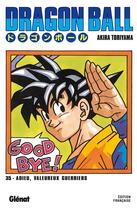 Couverture du livre « Dragon Ball - édition originale Tome 35 : Adieu, valeureux guerriers » de Akira Toriyama aux éditions Glenat