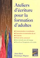 Couverture du livre « Ateliers ecrit.format.adultes » de Megrier/Heril aux éditions Retz