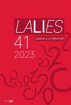 Couverture du livre « Lalies 41 » de Frederique Fleck aux éditions Rue D'ulm