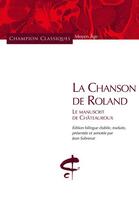 Couverture du livre « La chanson de Roland ; le manuscrit de Châteauroux » de  aux éditions Honore Champion