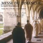 Couverture du livre « Messe du dimanche a saint-wandrille - cd » de  aux éditions Jade