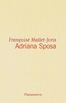 Couverture du livre « Adriana Sposa » de Françoise Mallet-Joris aux éditions Flammarion