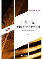 Couverture du livre « Précis de versification (3e édition) » de Brigitte Buffard-Moret aux éditions Armand Colin