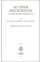 Couverture du livre « Au coeur des sciences » de Lambert/Leclerc aux éditions Beauchesne