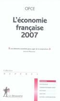 Couverture du livre « L'économie française (édition 2007) » de Ofce aux éditions La Decouverte