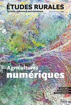 Couverture du livre « Etudes rurales n 209 - agricultures numeriques » de  aux éditions Ehess